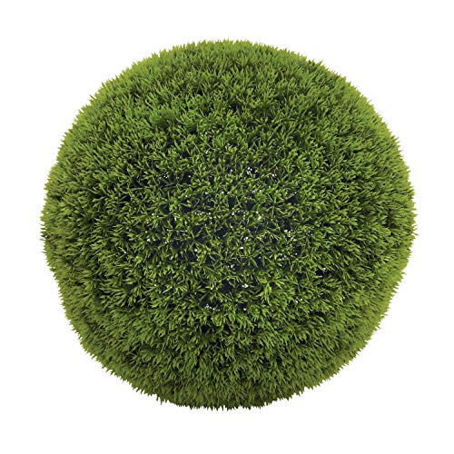 Deco 79 Faux Foliage Topiary Artificial Foliage Ball , 15" x 15" x 15", Green - Image 3