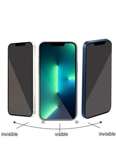 Ailun Ailun Privacy Screen Protector for iPhone 14 / iPhone 13 / iPhone 13 Pro [6.1 Inch] 2 Pack Anti Spy Private Tempered Glass Anti-Scratch Case Friendly [Not for iPhone 13 Pro Max] [2 Pack]  - Image 2
