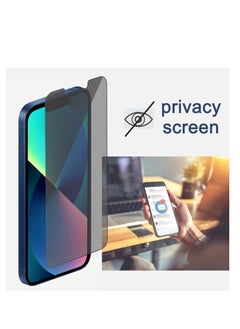 Ailun Ailun Privacy Screen Protector for iPhone 14 / iPhone 13 / iPhone 13 Pro [6.1 Inch] 2 Pack Anti Spy Private Tempered Glass Anti-Scratch Case Friendly [Not for iPhone 13 Pro Max] [2 Pack]  - Image 3