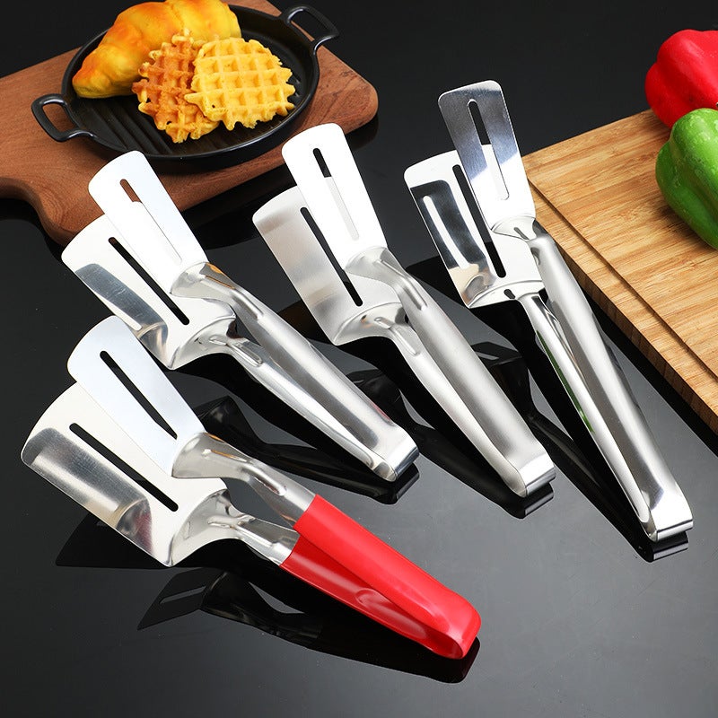 304 Stainless Steel Clip Lengthened Steak Clip Korean Style Barbecue Clip Fried Fish Barbecue Spatula Multi-Functional Kitchen Clip - Image 5