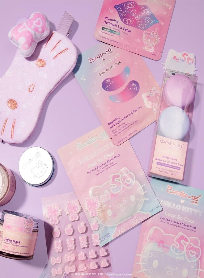 The Crème Shop x Hello Kitty Plumping Hydrogel Lip Patch, Lip Masks for Dry Lips, Hydrating Lip Plumper Mask, Nourishing Lip Care - 50th Year Anniversary Limited Edition (Pack of 3) - Image 4