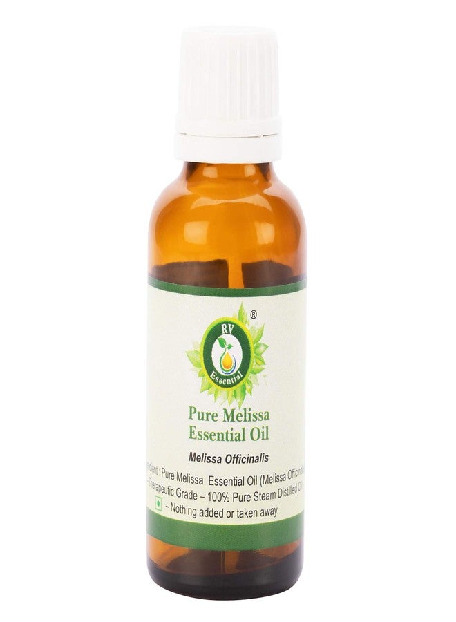 r v essential Melissa Essential Oil | Melissa Officinalis | Melissa Oil | Melissa Officinalis Oil | 100% Pure Natural | Steam Distilled | Therapeutic Grade | 5ml | 0.169oz by R V Essential - Image 1