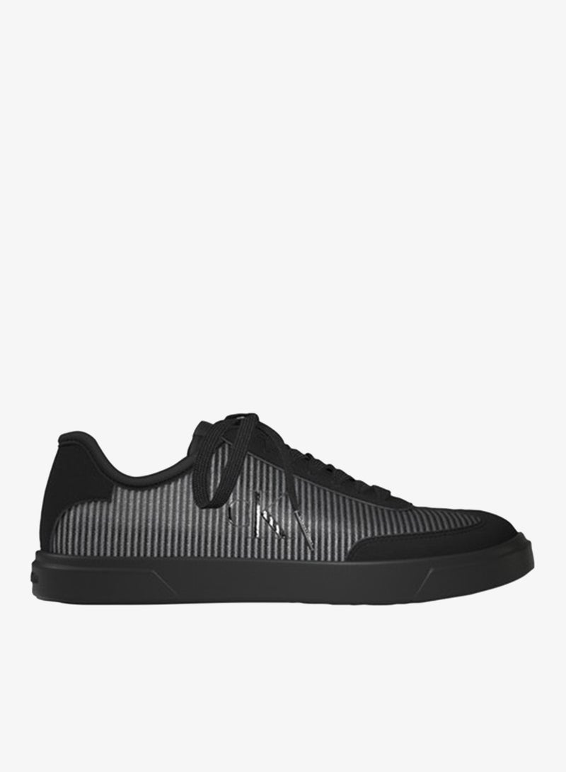 CALVIN KLEIN Stripe Knit Cupsole Trainers - Image 1
