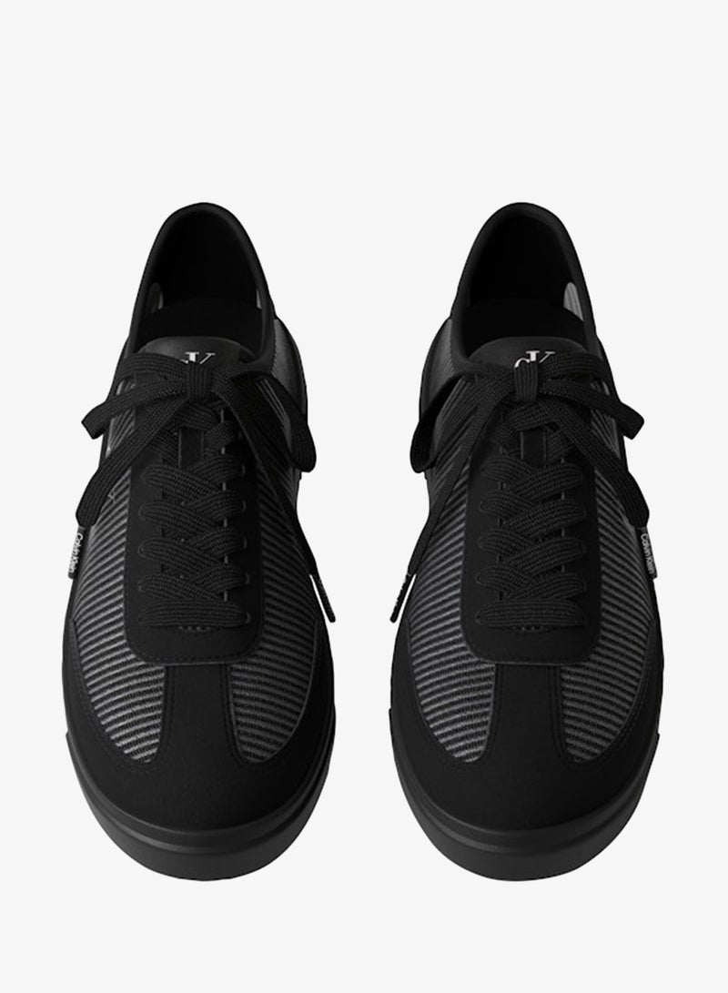 CALVIN KLEIN Stripe Knit Cupsole Trainers - Image 4