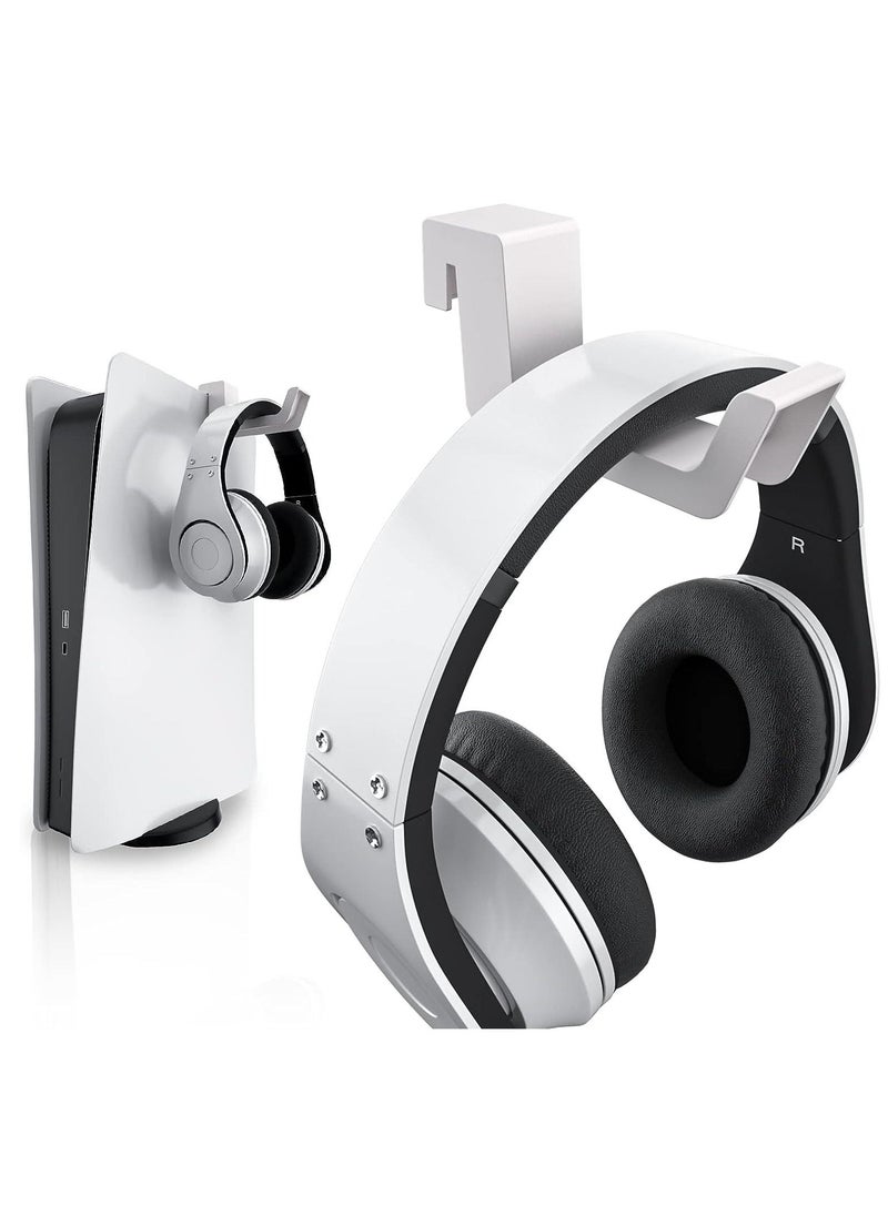 E COMMERCE  BAG PS5 Headset Stand, PS5 Headphone Hook,PS5 Headset Hanger, Compatible with Universal Gaming Headsets - White  - Image 1