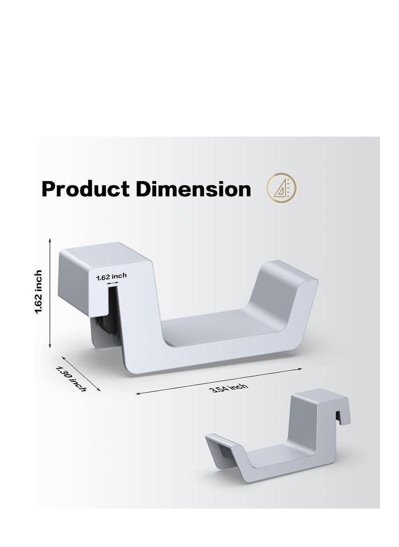 E COMMERCE  BAG PS5 Headset Stand, PS5 Headphone Hook,PS5 Headset Hanger, Compatible with Universal Gaming Headsets - White  - Image 5