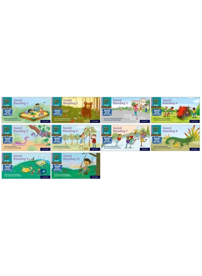 OXFORD UNIVERSITY PRESS Read Write Inc. Phonics: Sound Blending Book Bag Books (Mixed Pack of 10) - Image 1