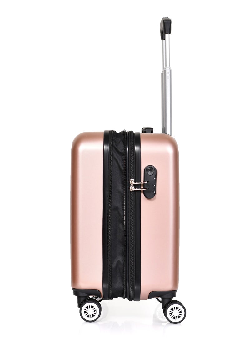 Waves Luggage Cabin size 16 inch Rose Gold - Image 4