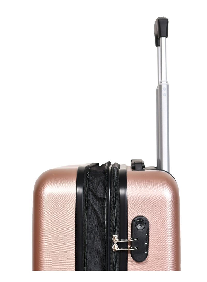 Waves Luggage Cabin size 16 inch Rose Gold - Image 5