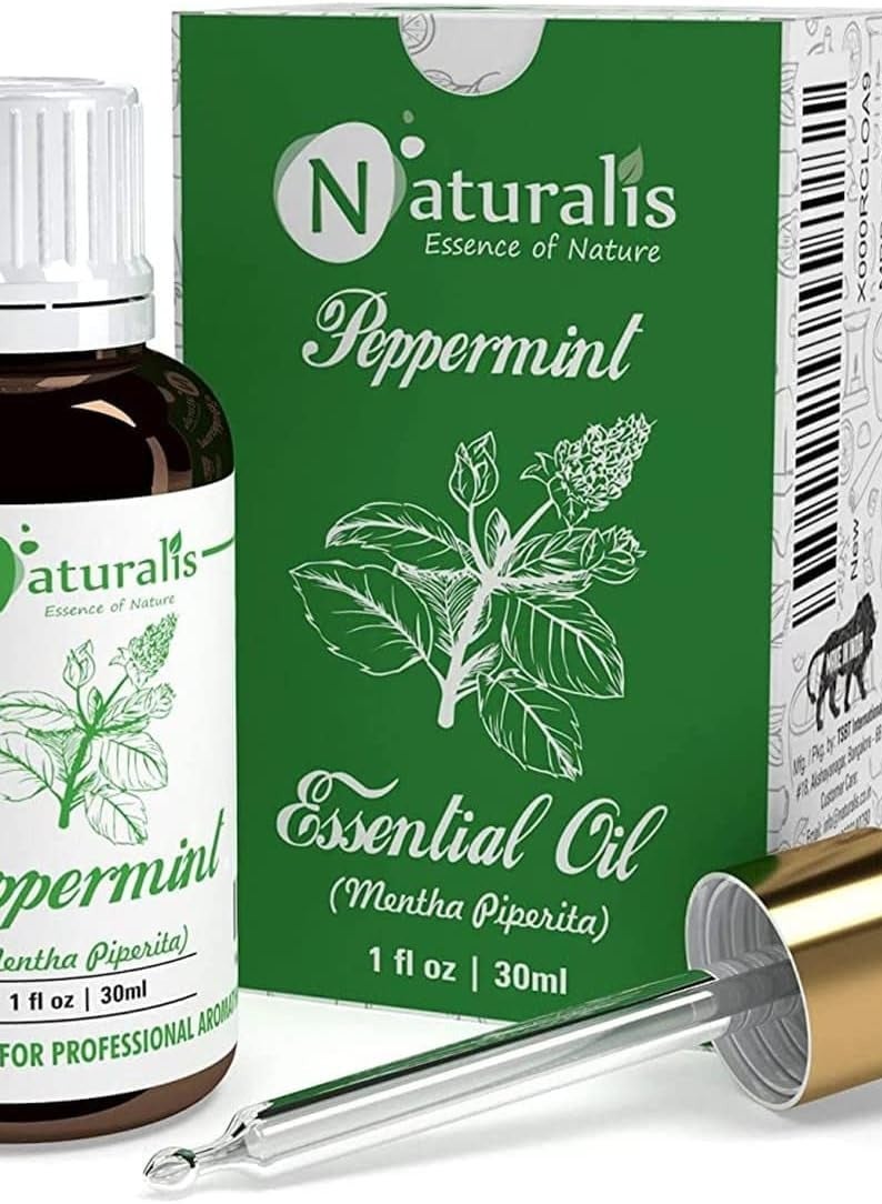 نيتشوراليس Naturalis Essence of Nature زيت النعناع العطري 100% درجة علاجية نقية وطبيعية غير مخففة لنمو الشعر والبشرة والوجه والبرد والاحتقان والألم... - Image 1