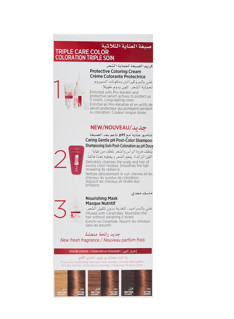 لوريال باريس إكسلانس 5.3 صبغة شعر بني ذهبي فاتح 192ml - Image 3