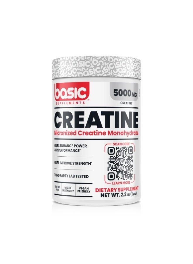 Basic Supplement Basic Creatine 1000 G Unflavored - Image 4