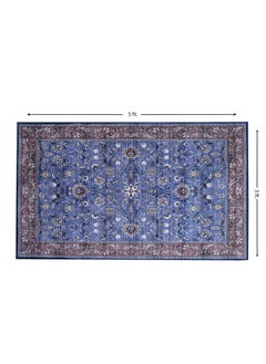 Status Contract Status Contract Rugs for Living Room | (3ft x 5ft) (Print) Carpet for Living Room Decor | Anti Skid Backing Home Essentials | Boho Rugs for Living Room, ice Velvet, Multicolor, Rectangular  - Image 2