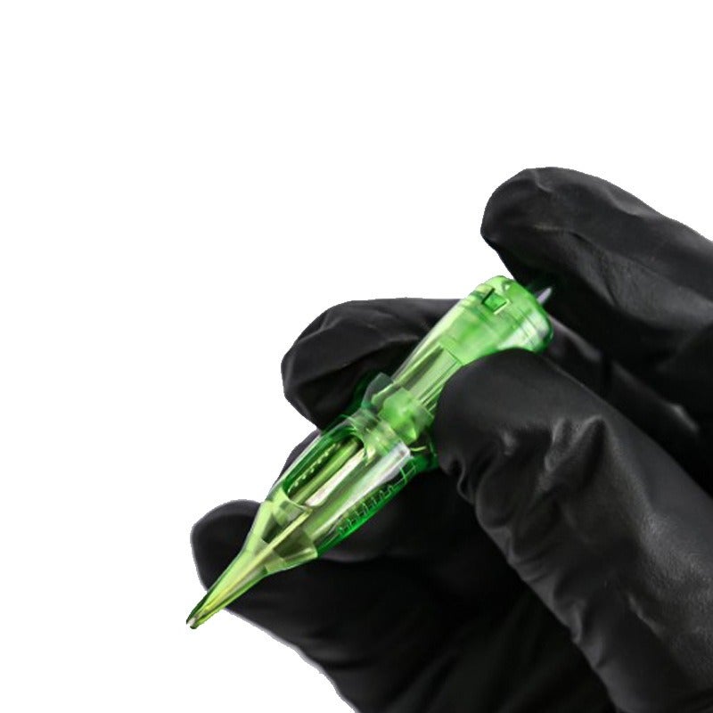 TREX Tyrannosaurus Rex Green Tattoo Needle 10-12 Series Integrated Needle Cartridge Compatible with Tattoo Pen Motor Machine - Image 2