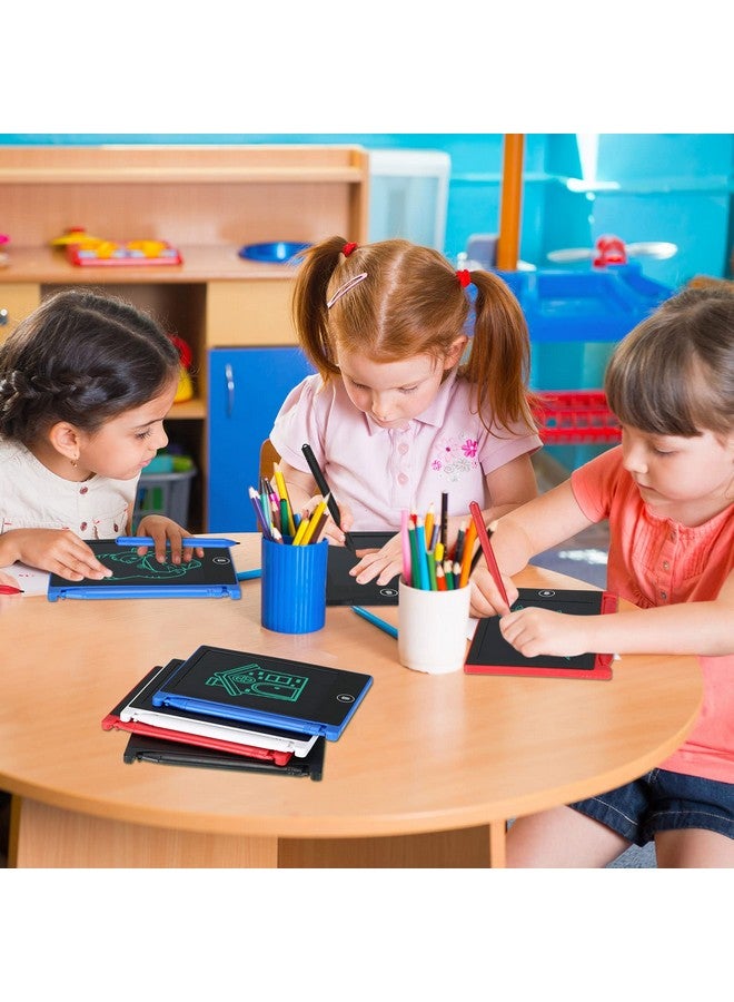 زهاو 32 قطعة من أجهزة الكمبيوتر اللوحية الصغيرة للكتابة بشاشة LCD مقاس 4.5 بوصة، ألعاب تعليمية، لوحة كتابة تعليمية، لوحة رسم قابلة للمسح، لعبة تعليمية قابلة لإعادة الاستخدام، هدية ألعاب فنية لمرحلة ما قبل المدرسة للبنات والأولاد، هدايا أعياد الميلاد (ألوان سادة) - Image 3