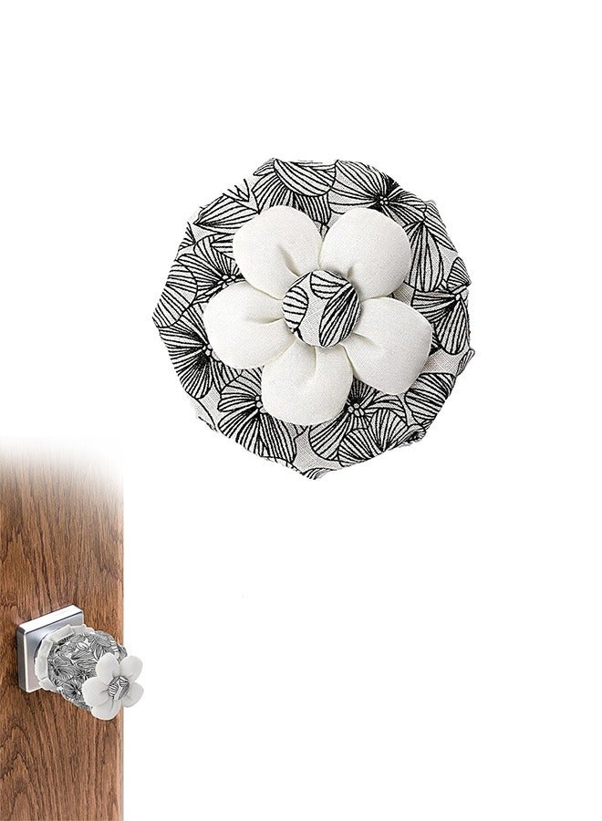 Reusable Door Knob Covers, Soft Round Door Knob Protector, Universal Wall Protector Gloves Crash Pad  - Image 1
