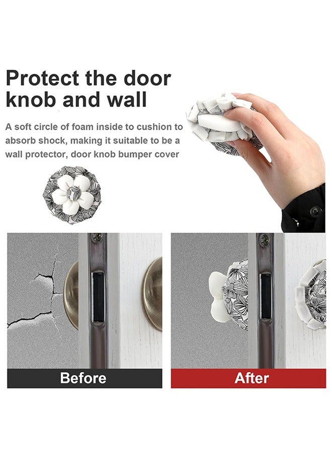 Reusable Door Knob Covers, Soft Round Door Knob Protector, Universal Wall Protector Gloves Crash Pad  - Image 4