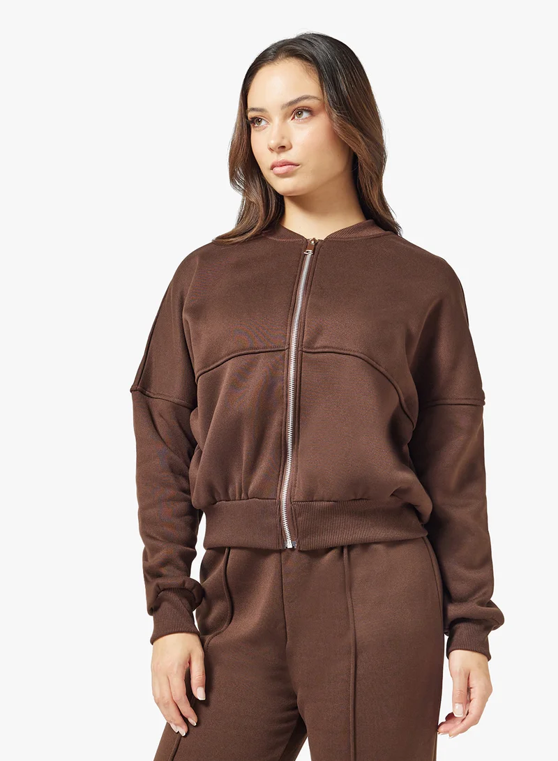 جينجر بيسيكس Hooded Zip Up Fleece Tracksuit