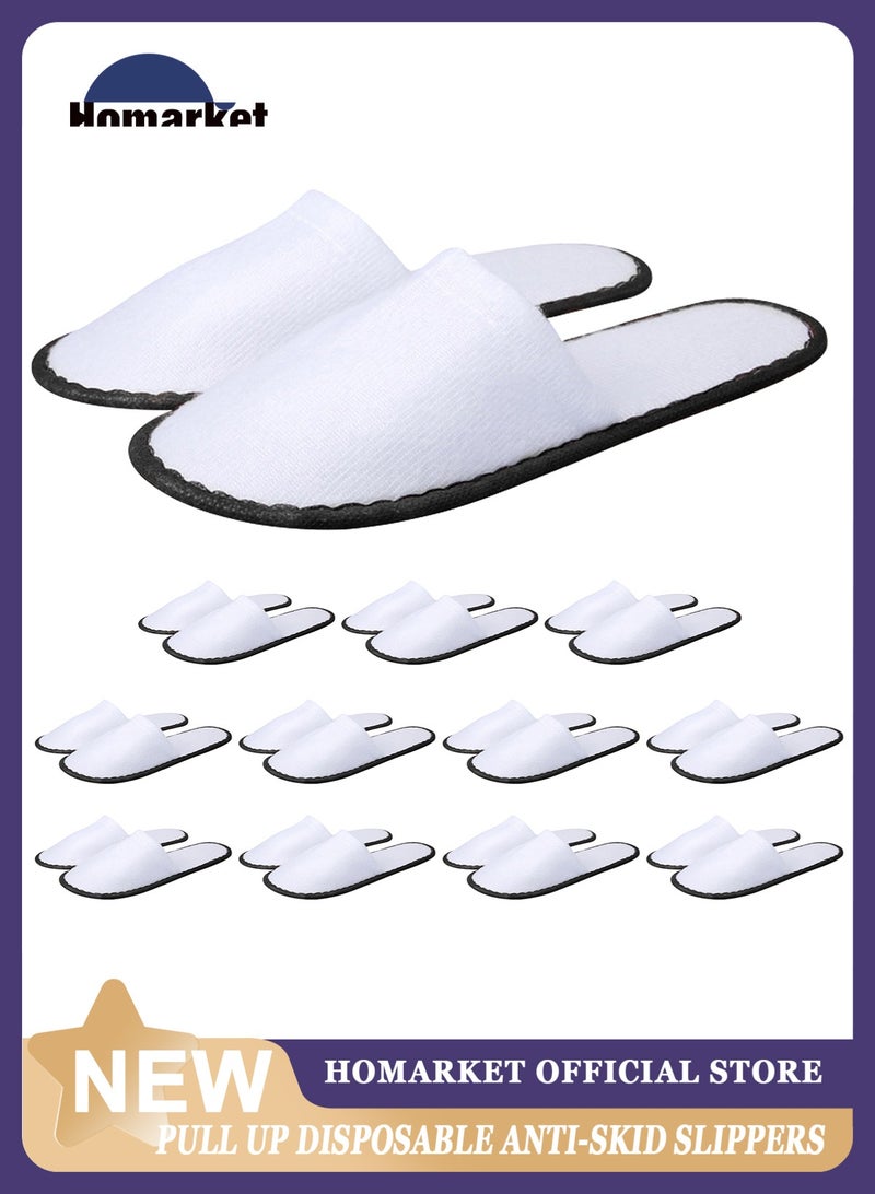 هومار كيت النعال في المنتجع الصحي، إصبع القدم المغلقة، النعال الفندقية الممتازة غير المنزلقة الداخلية للرجال والنساء - Image 1