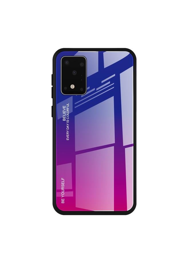 S-TOP Case For Galaxy S20 Ultra Gradient Color Glass Case - Image 2