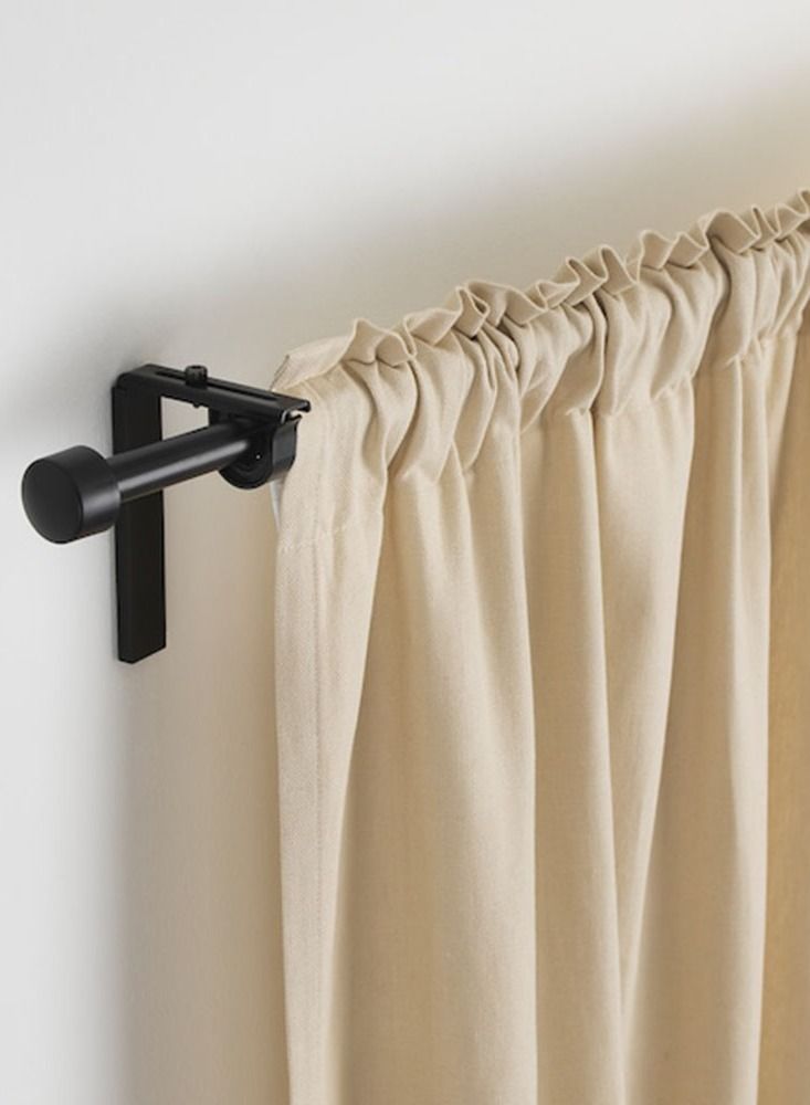 erorex Curtain rod black 70-120 cm - Image 2