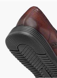 DUCHINI Mens Perforated Lace-Up Derby Shoes  - Image 5