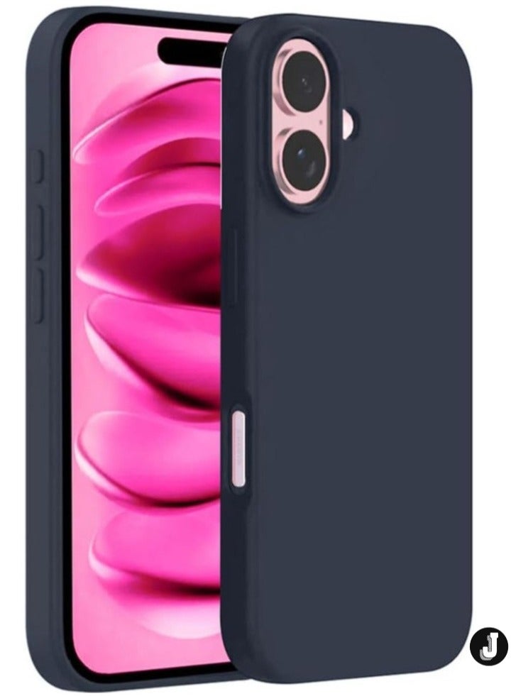 JAJEEK "New Liquid Silicone Case for iPhone 16 Plus – Ultra Slim Design with Soft Anti-Scratch Microfiber Lining & Drop Protection" - Image 1
