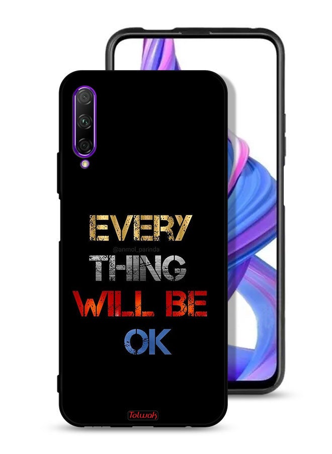 Tolwak Huawei Y9s Protective Case Cover Everything Will Be Ok - Image 1