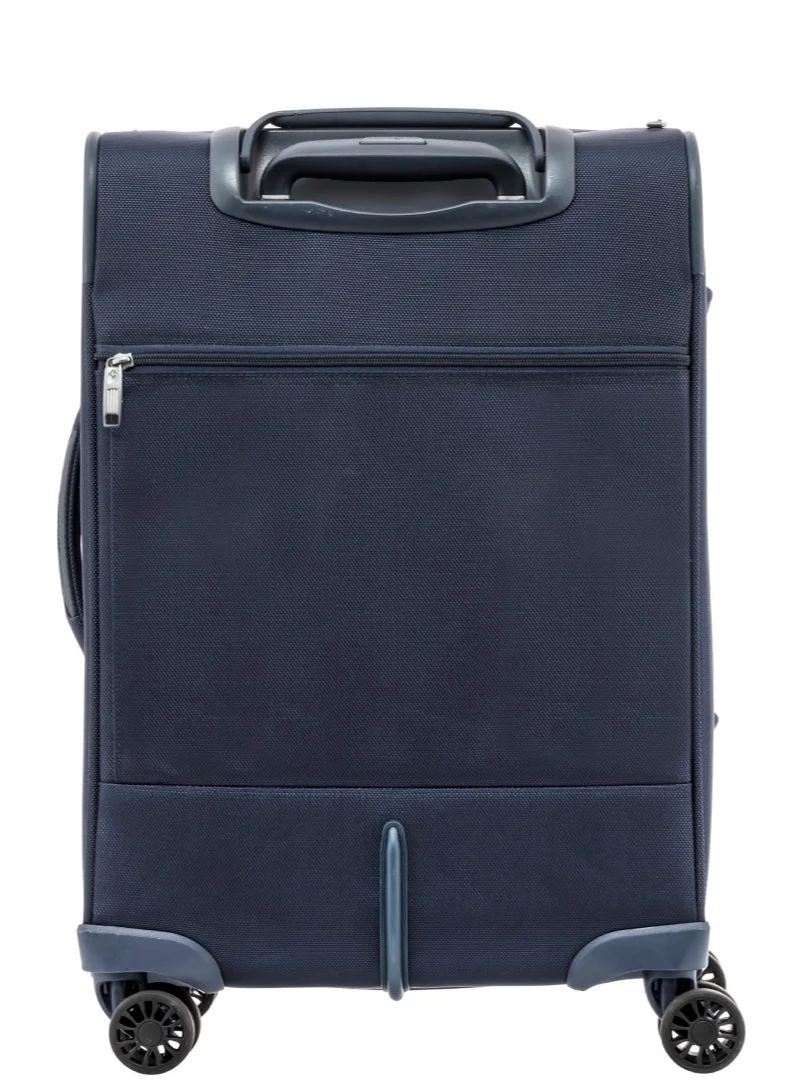 Samsonite  Hexel Suitcase Cabin Size 56 cm / 20 inch, 4 Spinner Wheels, 100% Nylon, Navy|TSA Lock|Trifold Garment Bag|Shoe Bag|Expandable|Front Storage Compartment|Top Storage Pocket - 10 Years International Warranty  | Best Price UAE