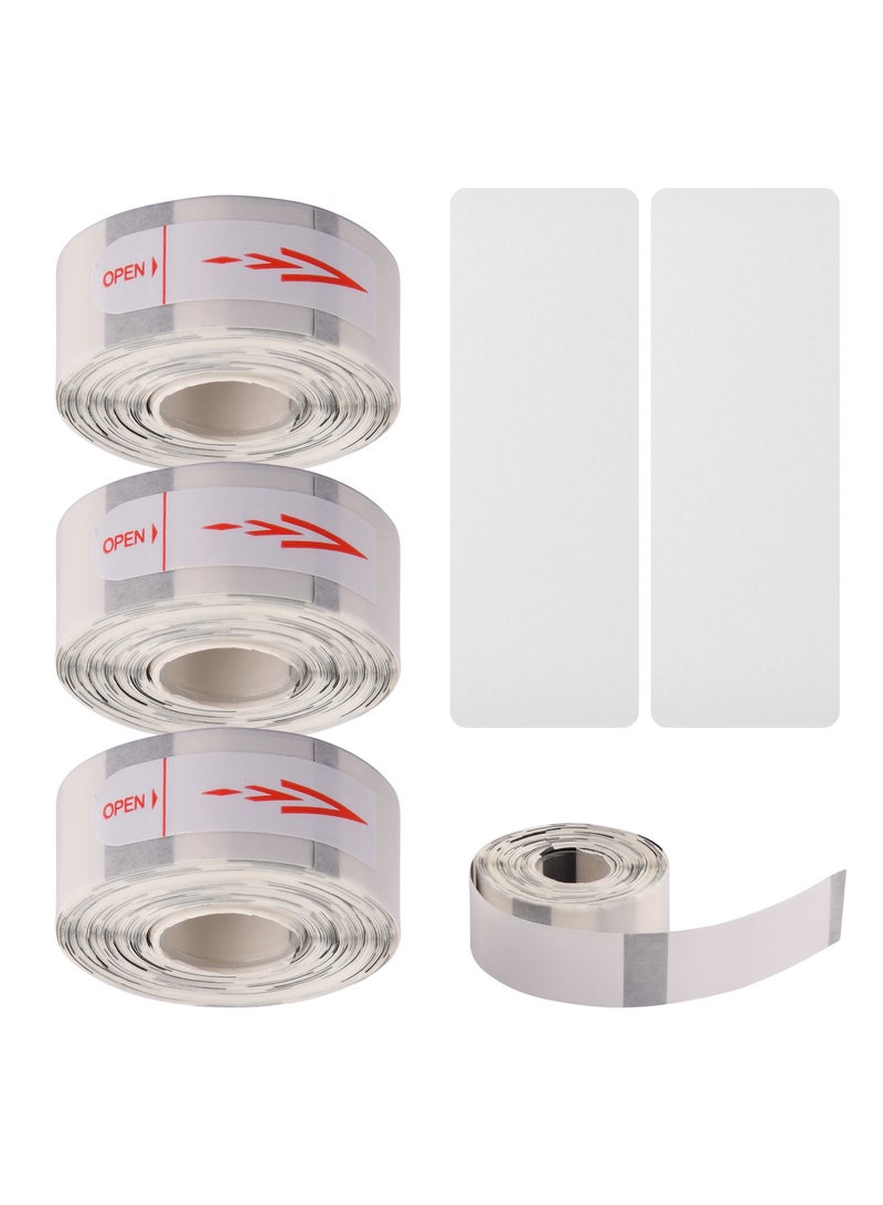 Generic 3 Rolls Label Maker Tape, 160 Tapes/Roll White Self-Adhesive Label Tape, Thermal Label Printing Paper, 14x40mm, Printer Sticker Labeling Tape for D11 D110 D101  - Image 2