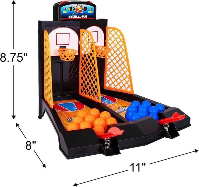 Art Creativity Mini Basketball Games, with 20 Mini Balls, Basketball Toys, Tabletop Game for Kids and Adults, Desk Games for Office, Best Basketball Gifts Idea for Boys, Girls, and Adults - Image 4