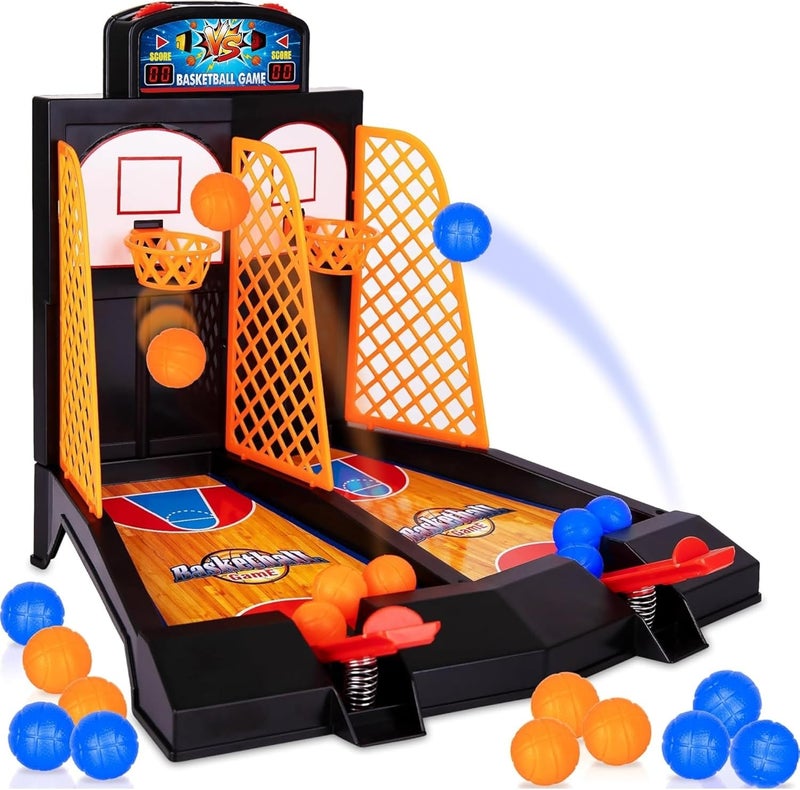 Art Creativity Mini Basketball Games, with 20 Mini Balls, Basketball Toys, Tabletop Game for Kids and Adults, Desk Games for Office, Best Basketball Gifts Idea for Boys, Girls, and Adults - Image 1