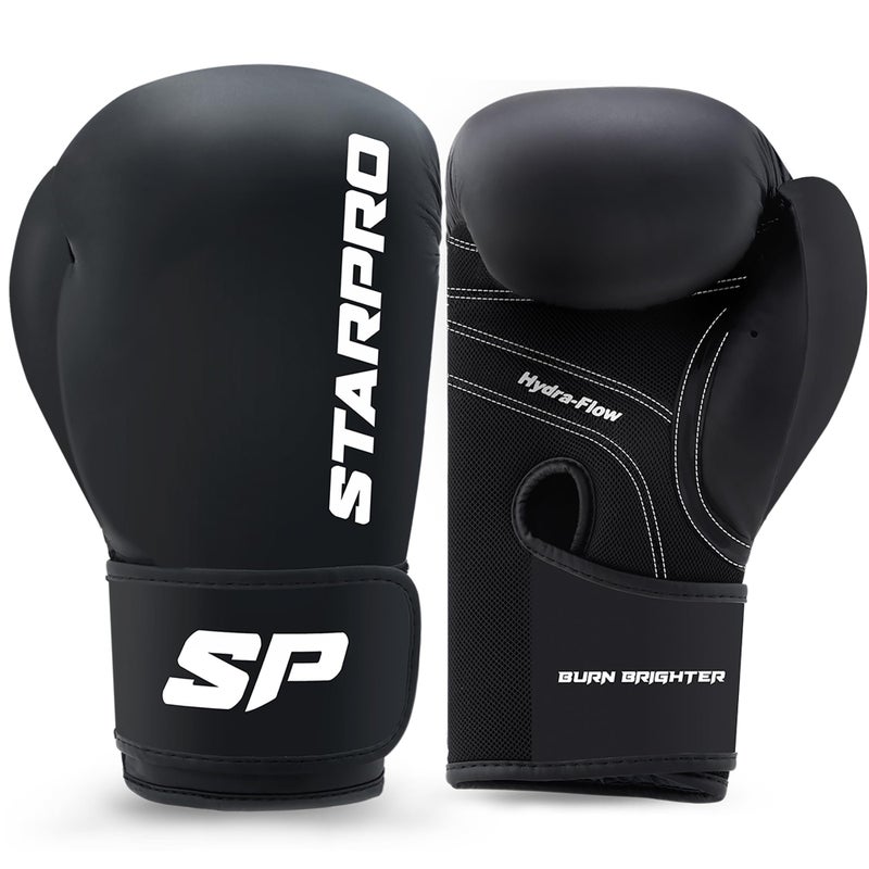 Starpro Kids Boxing Gloves 4oz 6oz Youth Boxing Gloves for Boys Girls Junior Gloves for Boxing MMA Muay Thai Training Black - Image 2