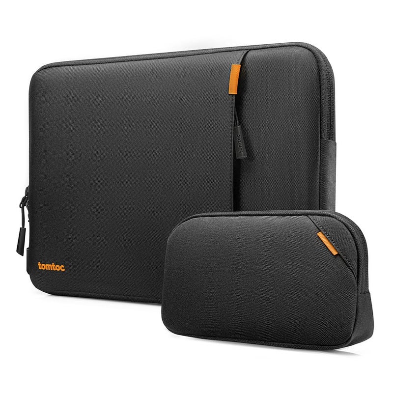 tomtoc 360 Protective Laptop Sleeve Set for 14-inch MacBook Pro M5 Pro/Max (2026) A3426 A3427 A3434 M4/M3/M2/M1 A3112 A3401 A3185, Water-Resistant Lapop Case Bag with Accessory Pouch for Dell XPS 14 - Image 1