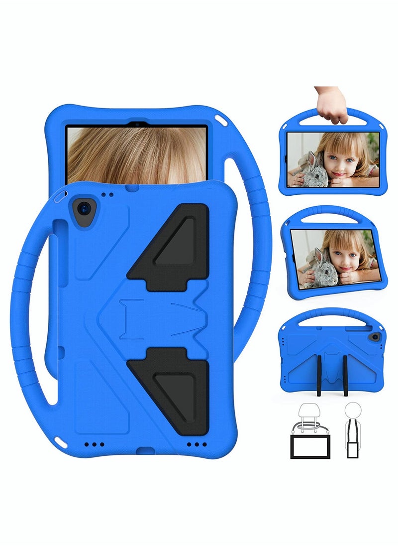 SYOSI - Kids Tablet Case for Lenovo Tab M10 HD 2nd Gen/Smart Tab M10 HD 2nd Gen (TB-X306F TB-X306X), Lightweight Friendly Shockproof Handle Stand Cover Case, Blue - Image 1
