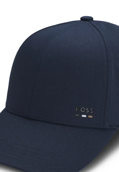 بوس Cotton-twill cap with logo trim