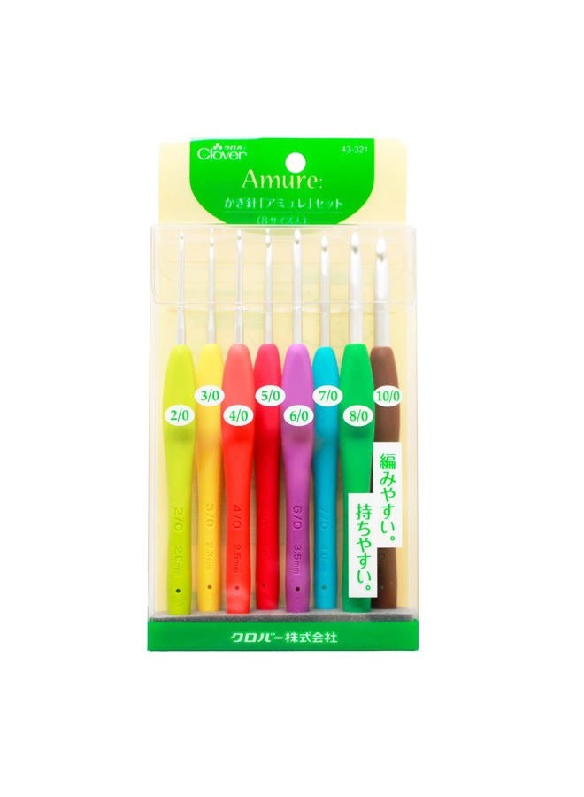 Clover crochet needle"Amyure" set 43-321 - Image 1