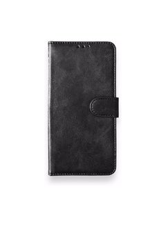 Generic For Infinix Smart 7 Flip Full Leather Wallet Card Slot Case wiith Kickstand,with Strap Magnetic Closure,Included Internal Tpu Silicone Case,High Protective Compatible with Infinix Smart 7(6.6')(Black)  - Image 1