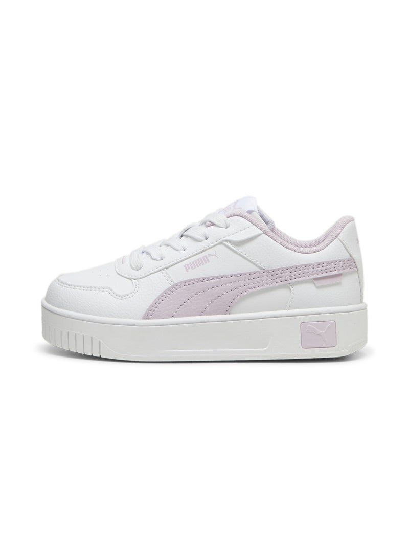 PUMA Carina Street Girls White Sneakers - Image 1