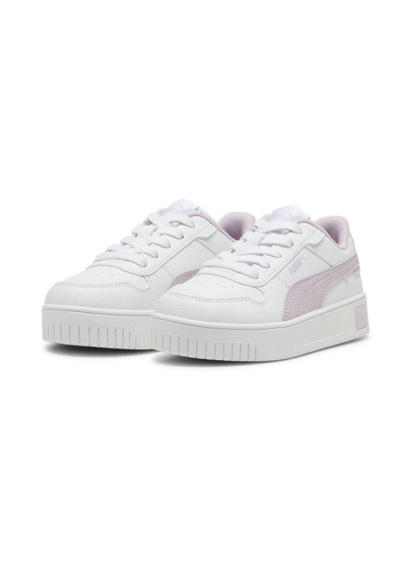 PUMA Carina Street Girls White Sneakers - Image 3