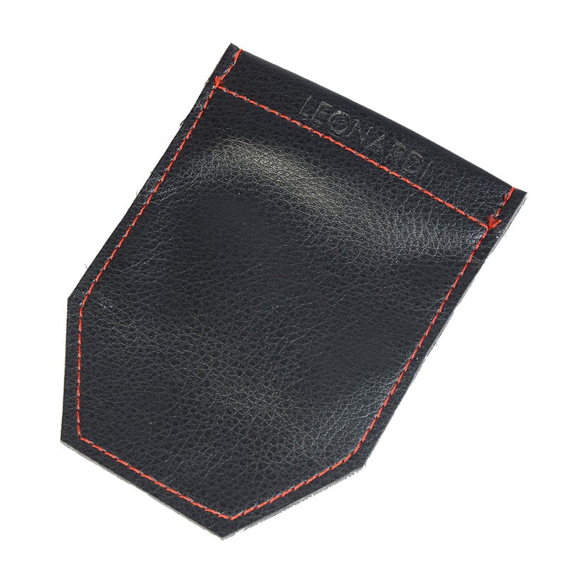 LEONARDI Men's Solid Pocket Square & Pocket Square Holder For Men's Combo | Microfiber | 30cm x 30cm | Pack of 2 (WINE) - Image 3