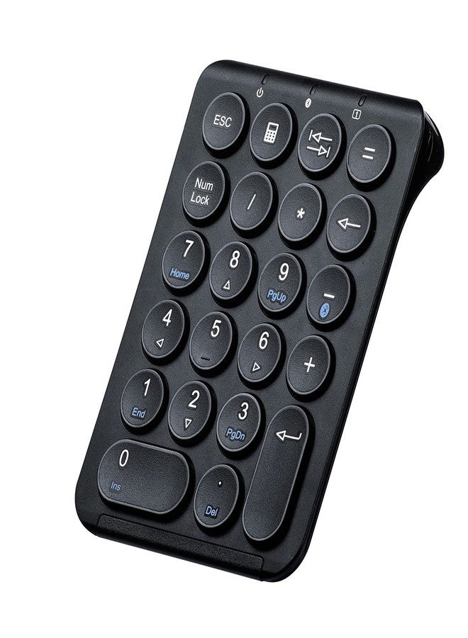 سانوا لوحة أرقام بلوتوث رفيعة من سانوا سبلاي (علامة تجارية يابانية)، لوحة مفاتيح رقمية لاسلكية، محمولة وخفيفة الوزن للمحاسبة المالية (لأجهزة ماك بوك، آيباد، آيفون، سيرفس، الكمبيوتر الشخصي والتابلت، أندرويد، آي أو إس، ويندوز) - Image 1
