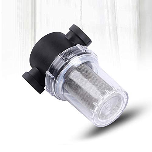 Denpetec 1Pcs Garden Pond 1 inch Inline Mesh Strainer Water Pump Filter Irrigation High Flow Pipeline Filter Garden Interface Strainer(Size:40 mesh) - Image 2
