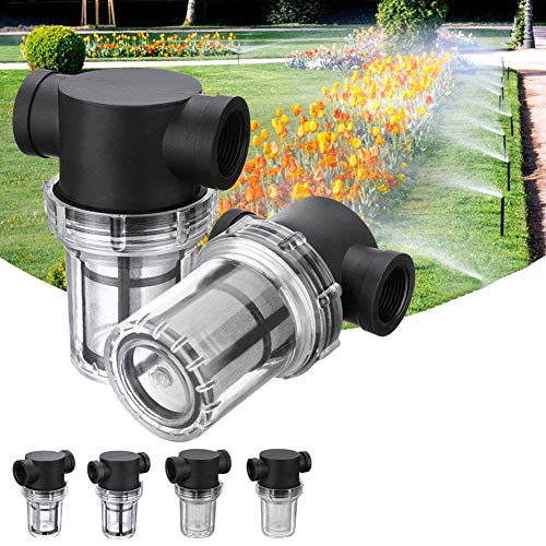 Denpetec 1Pcs Garden Pond 1 inch Inline Mesh Strainer Water Pump Filter Irrigation High Flow Pipeline Filter Garden Interface Strainer(Size:40 mesh) - Image 5