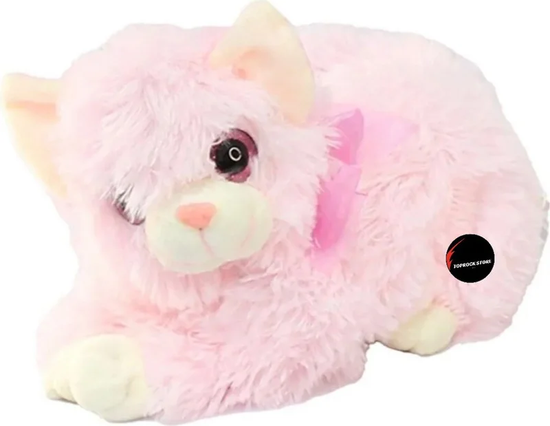 Toprock Store Cat Plush Toy with Meowing Sound 30 cm