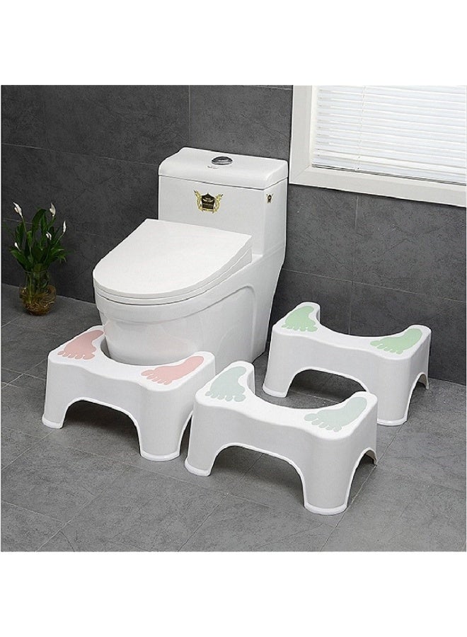 HEXAR® Toilet Step Portable Plastic Potty Stool for Squatting Posture, Non-Slip Bathroom Pooping Aid for Adults and Kids - Image 2