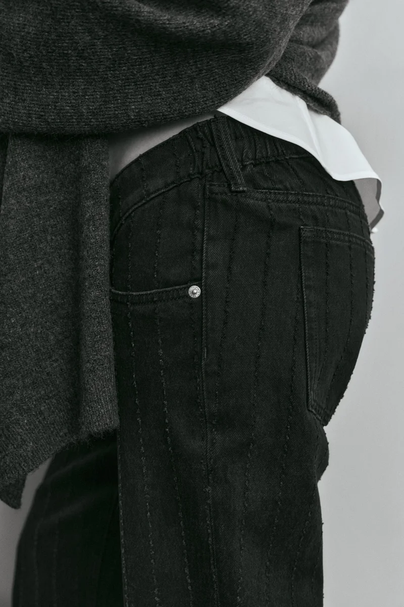 H&M  MAMA Before & After wide jeans for Women | Best Price UAE