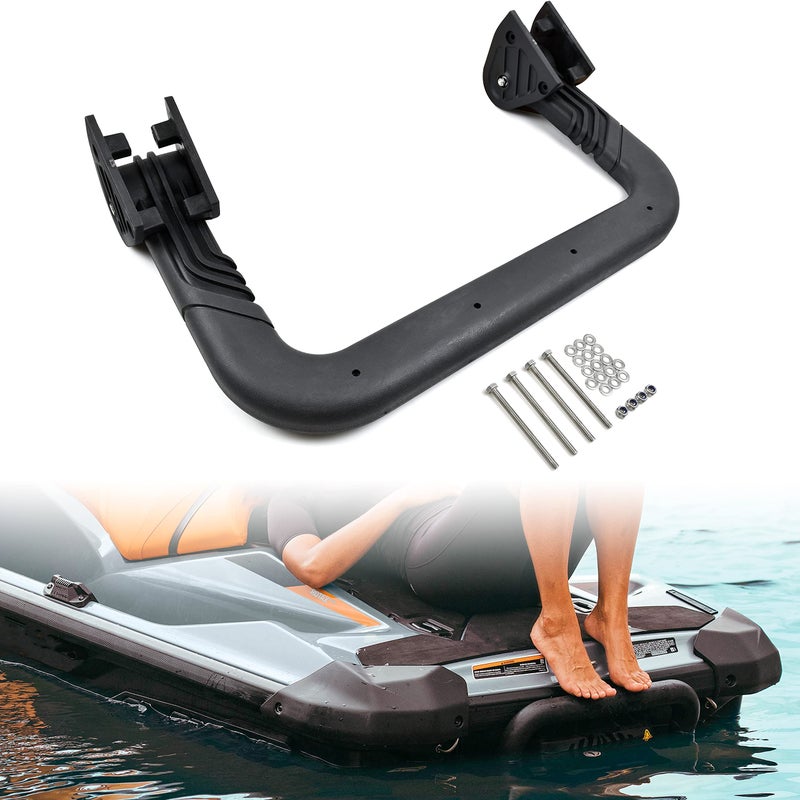 سلم الصعود SAUTVS لسيارة SeaDoo RXT GTX GTR Wake PRO 20182022 ملحقات سلم إعادة الصعود خطوة قارب الماء استبدال 295100869