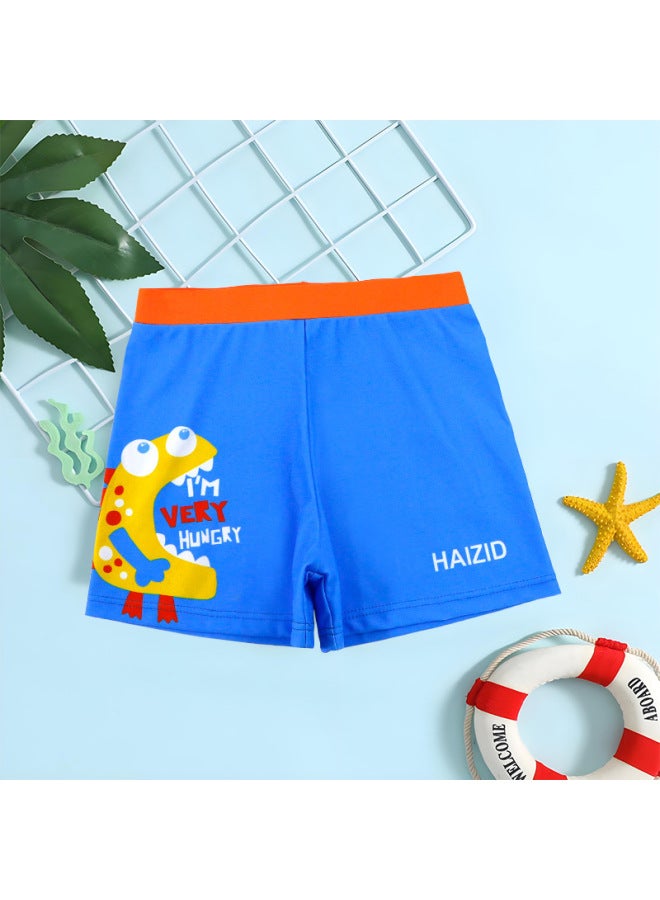 Loquat 2023 Children's Swimming Trunks Boys Big Children Baby Little Boy Swimming Suit Quick-drying Boxer Swimming Trunks Wholesale-Color:3113 Lake Blue- - Image 1