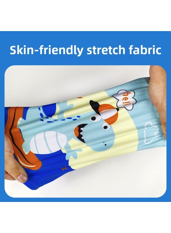 Loquat 2023 Children's Swimming Trunks Boys Big Children Baby Little Boy Swimming Suit Quick-drying Boxer Swimming Trunks Wholesale-Color:3113 Lake Blue- - Image 4